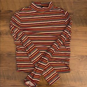 long sleeve striped tee